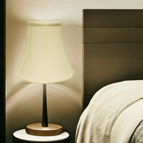 Homeroots 16" Ivory Premium Bell No Slub Lampshade  No Slub Innsbruck 469606