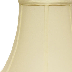 Homeroots 16" Ivory Premium Bell No Slub Lampshade  No Slub Innsbruck 469606
