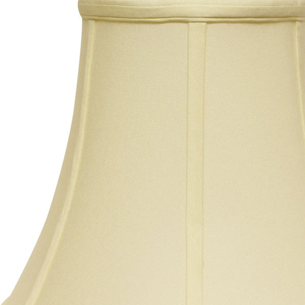 Homeroots 16" Ivory Premium Bell No Slub Lampshade  No Slub Innsbruck 469606
