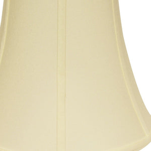 Homeroots 16" Ivory Premium Bell No Slub Lampshade  No Slub Innsbruck 469606