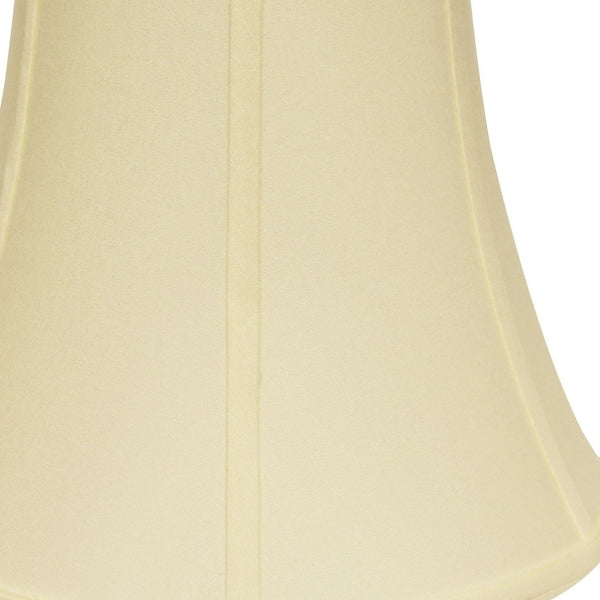 Homeroots 16" Ivory Premium Bell No Slub Lampshade  No Slub Innsbruck 469606