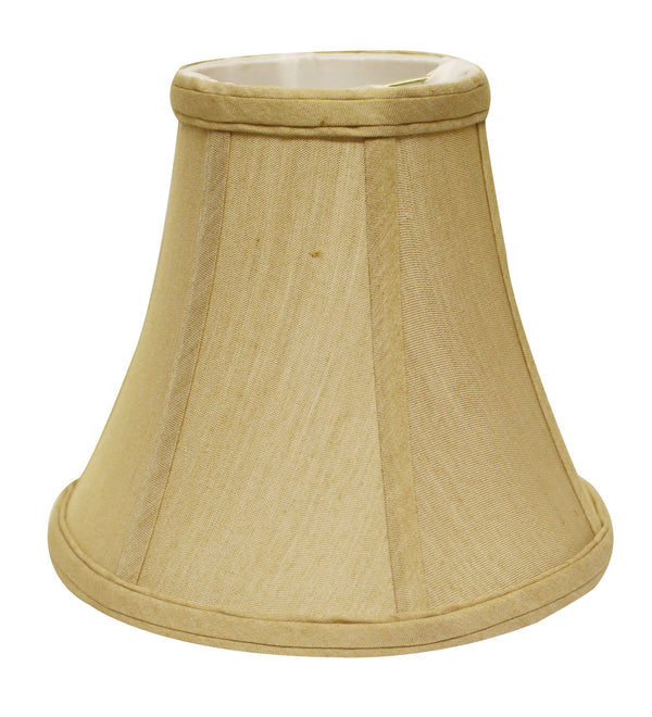 Homeroots 16" Pale Brown Premium Bell No Slub Lampshade  No Slub Innsbruck 469607