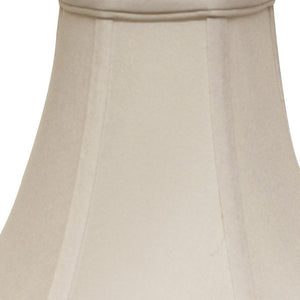 Homeroots 18" Snow Premium Bell No Slub Lampshade  No Slub Innsbruck 469611