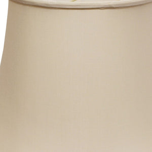 HomeRoots Champagne Pongee Silk Bell Lamp Shade – Luxurious Lighting Accent for Cozy, Stylish Spaces 469658