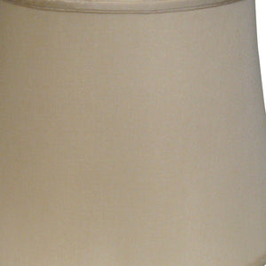 HomeRoots Brown Pongee Silk Bell Lampshade – Elegant Warm Lighting for Living Rooms, Bedrooms & More 469661