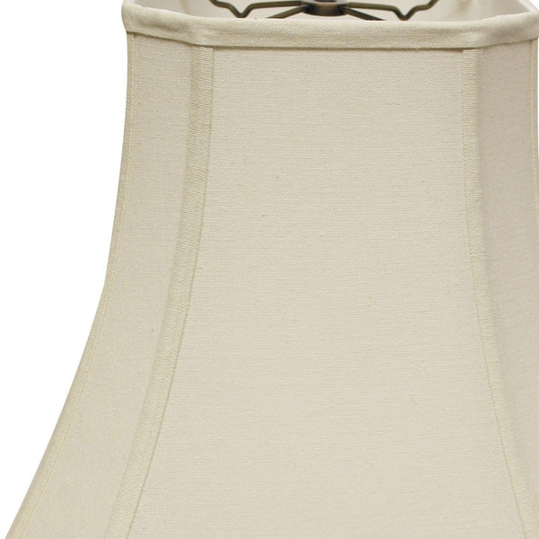 Homeroots 14" Inherent Slanted Square Bell Linen Lampshade  Linen 469674