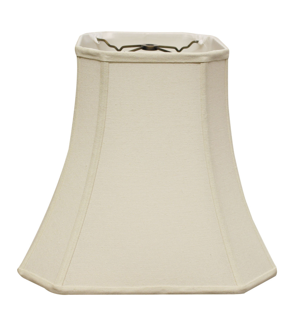 Homeroots 16" Inherent Slanted Square Bell Linen Lampshade  Linen 469683