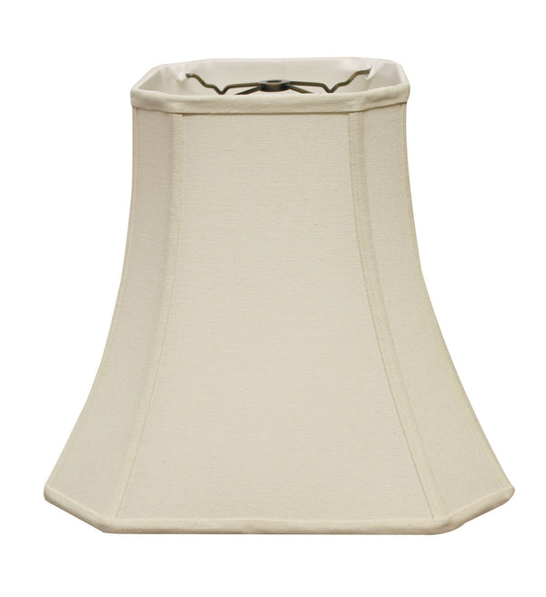 Homeroots 16" Inherent Slanted Square Bell Linen Lampshade  Linen 469683