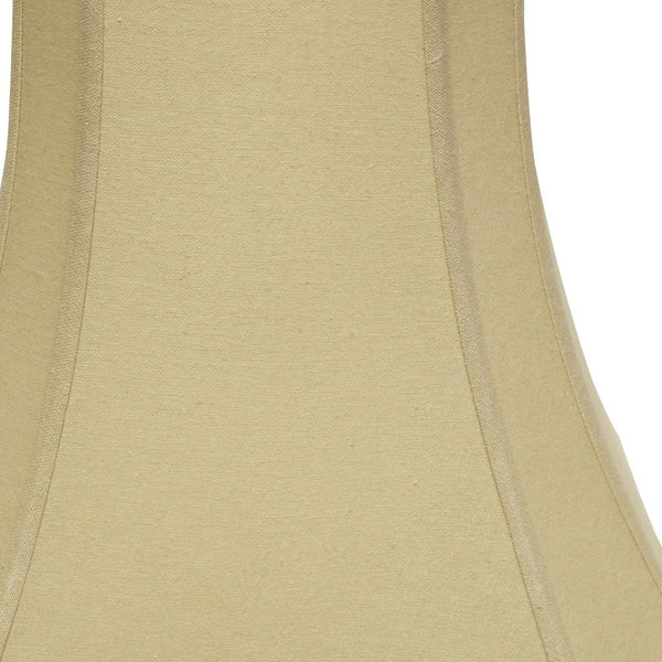 Homeroots 16" Inherent Slanted Square Bell Linen Lampshade  Linen 469684