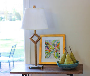 Homeroots 14" White Oval Side Pleat Shantung Lampshade  Shantung Silk 469723