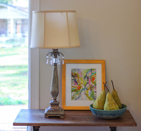 Homeroots 13" Inherent Throwback Drum Pongee Silk Lampshade  Pongee Silk 469744