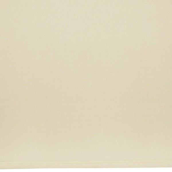 Homeroots 14" Ivory Throwback Rectangle Pongee Silk Lampshade  Pongee Silk 469771