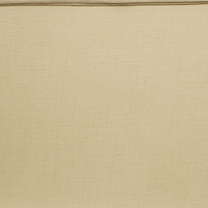 Homeroots 16" Pale Brown Throwback Rectangle Linen Lampshade  Linen 469782