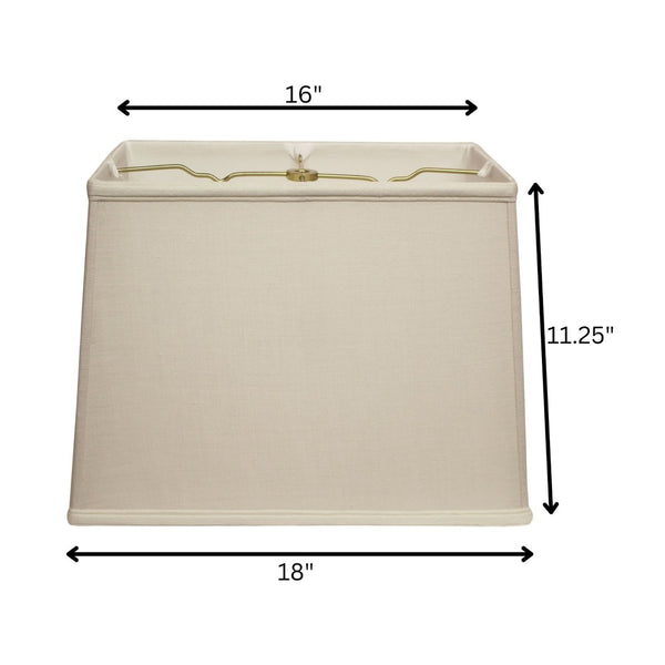HomeRoots Vanilla Linen Lamp Shade – Elegant Mid-Century Design for Home Lighting in Living Rooms & Bedrooms 469788