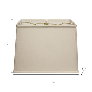 HomeRoots Vanilla Linen Lamp Shade – Elegant Mid-Century Design for Home Lighting in Living Rooms & Bedrooms 469788