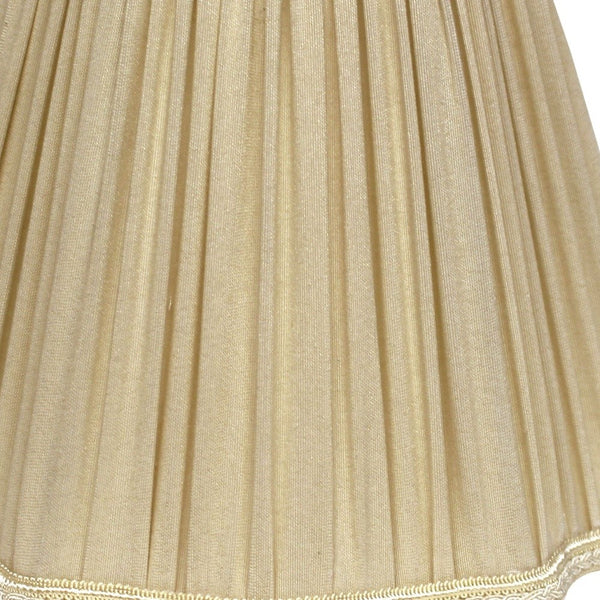 Homeroots 16" Pearl Grey Slanted Fancy Square Shantung Lampshade  Shantung Silk 469795