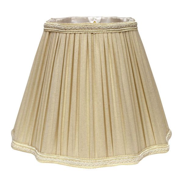 HomeRoots Taupe Shantung Silk Square Lamp Shade - Elevate Your Space with Elegant Warmth and Modern Charm! 469796