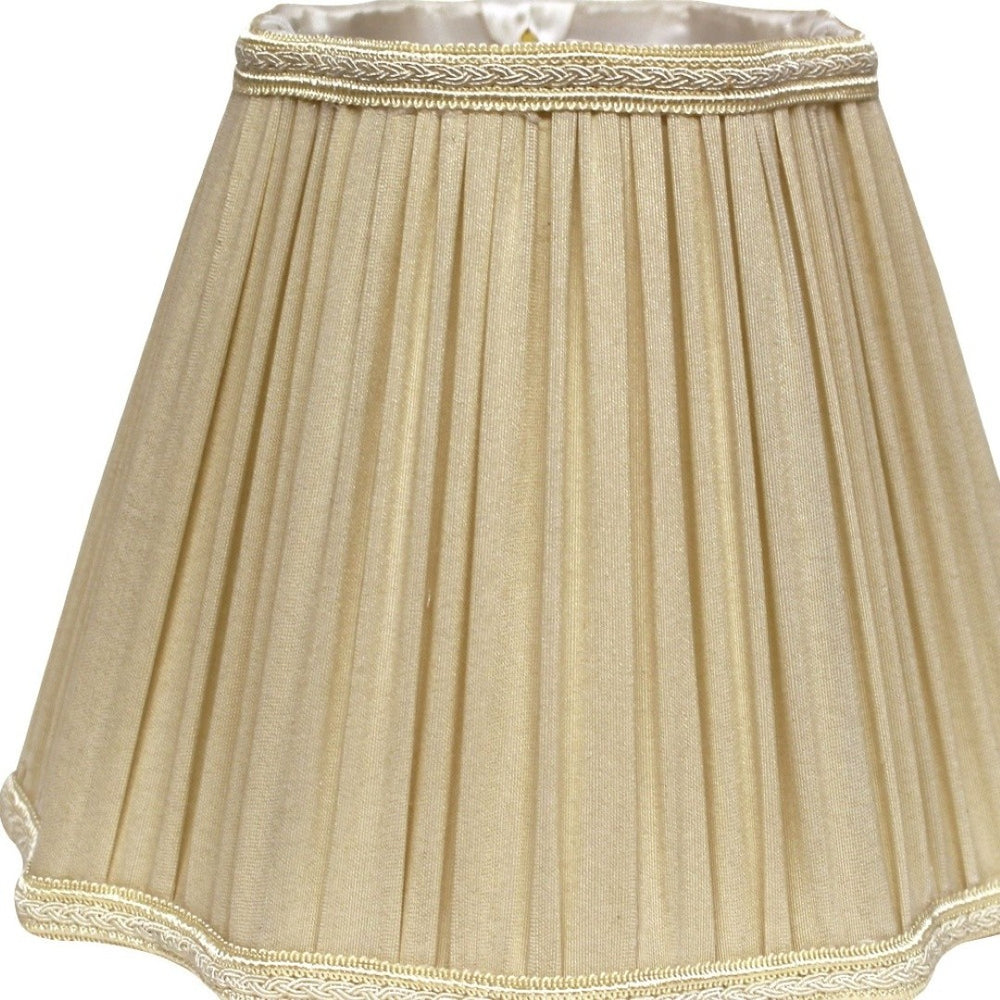 HomeRoots Taupe Shantung Silk Square Lamp Shade - Elevate Your Space with Elegant Warmth and Modern Charm! 469796