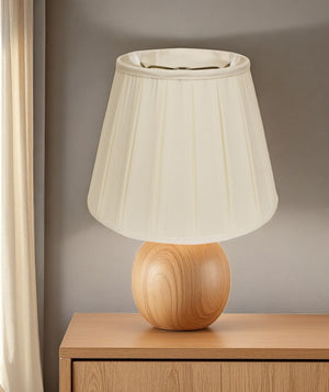 HomeRoots Ivory Shantung Silk Empire Lamp Shade - Timeless Elegance for Ambient Lighting in Any Room 469853