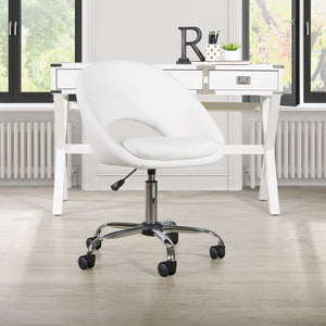 OSP Home Furnishings Milo Office Chair White