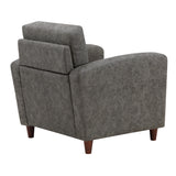 OSP Home Furnishings Venus Club Chair Charcoal