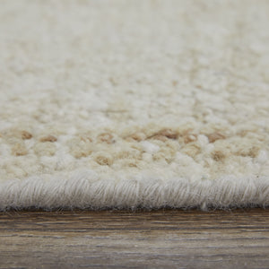 Feizy Rugs Grafton Hand-knotted Wool Rug: Luxurious Floral Design With Afghan Craftsmanship For Elegant Spaces Ivory,Orange,Gray Wool Gft69flfivymltj55