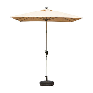 English Elm Rectangle Patio Umbrella With Crank Lift & Adjustable Tilt - Stylish Beige Shade Perfect For Outdoors W1859P320950-GIGA