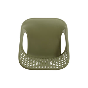 English Elm Eldred Outdoor Stackable Dining Chairs Set of 2 Uv Resistant Patio Seating Sage Green N776P390454G
