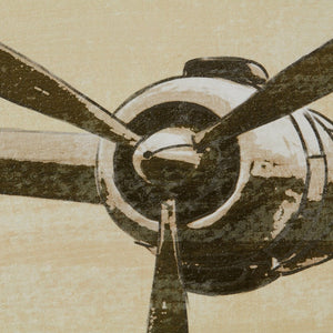 JLA Home Intelligent Design - Triptych Flight Time 3-Piece Canvas Wall Art Set by Doug Hernandez — Gloss Gel Coat, Ready-to-Hang Decor ID95C-0027