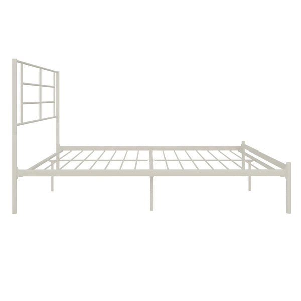 English Elm Praxis Metal Platform Bed Minimalist Steel Frame with Under Bed Storage Space B2733P444612