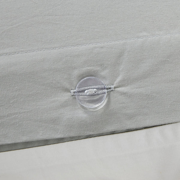 English Elm King/Cal King Nea Cotton Printed Duvet Cover Set with Tassel Trims, Button Closure, Anti-Microbial Finish B03596469