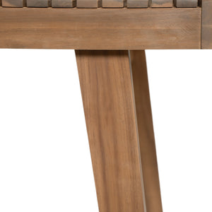 English Elm Christopher Knight Home® - 69" Acacia Wood Outdoor Dining Table with Slatted Top for Easy Drainage, Durable 300 lb Capacity, Stylish Patio Entertaining Brown N779P234500B