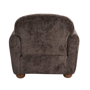 English Elm Rapallo Upholstered Accent Chair Plush Seat Modern Frame for Living Room or Entryway Dark Brown N776P381488D