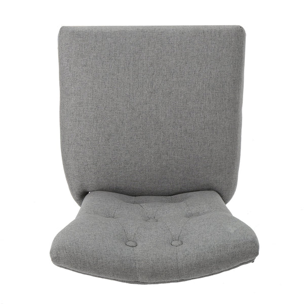 English Elm Christopher Knight Home® - BARSTOOL Plush Cushioned Wood and Fabric Counter Seat with Handmade Detailing, Comfortable Pair Grey 60752.00F