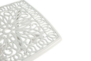 English Elm Bistro Set: Elegant 3-Piece Rustproof Cast Aluminum Patio Furniture For Outdoor Charm & Comfort W640P251291