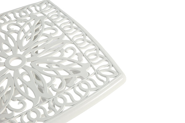 English Elm Bistro Set: Elegant 3-Piece Rustproof Cast Aluminum Patio Furniture For Outdoor Charm & Comfort W640P251291