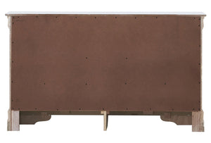 English Elm Verona Silver Champagne Dresser With Embossed "X" Design - Glamorous Storage Solution For Your Bedroom B078108389-GIGA