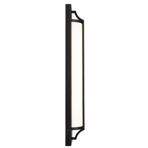 English Elm 24-inches Integrated Led Vanity Bar Light with Selectable Dimmer for Modern Bathrooms Black B370P444048