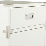 OSP Home Furnishings Wellington 2 Drawer File Cabinet White