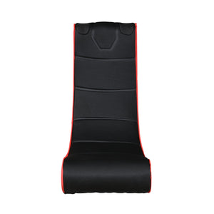 English Elm FOLDABLE Gaming Chair with Bluetooth Speakers, Black/Red Polyester, Foldable, 3.5mm Input, Battery Powered Comfort W311P256529