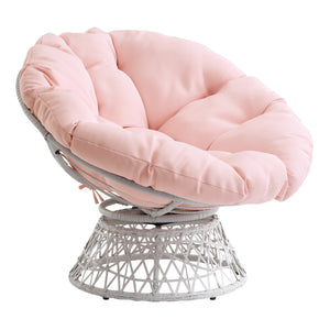 OSP Home Furnishings Papasan Chair Pink