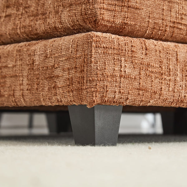 English Elm United Cozy Two-Seat Chenille Sofa With Detachable Armrests, Footstools, And Side Pockets For Comfort P1 W1568S00141-GIGA