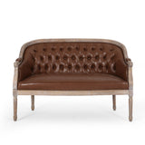 Christopher Knight Home® - Noble House - Faye Traditional Tufted Upholstered Loveseat