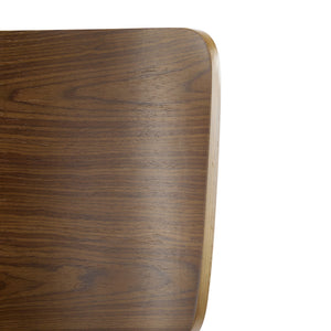 English Elm Christopher Knight Home® - Pari Walnut Indoor Wooden Barstool Set of 2 — Ergonomic Curved Back, Space-Saving Rustic Modern Seating N775P271409W