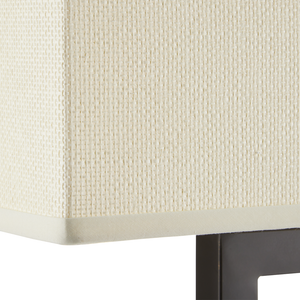 Pallium Modern Bronze Table Lamp with Textured Shade - Elegant Design for Any Indoor Space
