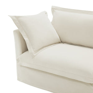 English Elm Koala Chenille Sectional Sofa Deep Seat High Back Left Chaise for Living Room W3041P240111