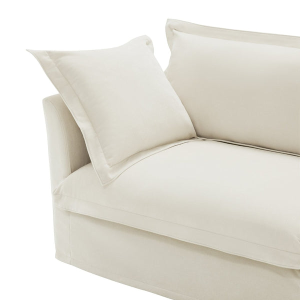 English Elm Koala Chenille Sectional Sofa Deep Seat High Back Left Chaise for Living Room W3041P240111