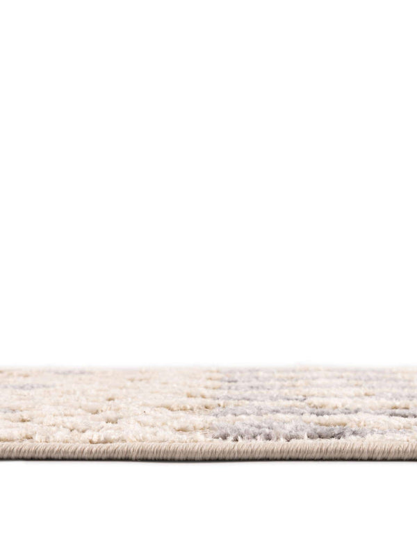 Unique Loom Arlo Lenny Machine Made Tribal Rug Sandy Beige, Beige/Gray 7' 1" x 7' 1"