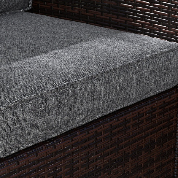 English Elm Outsunny 4-Piece Patio Cushion Set With Back Pillows - Durable, Stylish, And Comfortable Outdoor Seating W2225P174521-GIGA