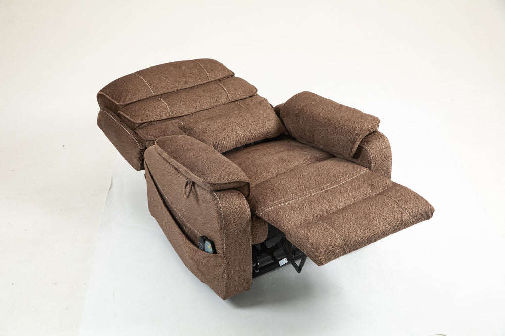English Elm Lounge Electric Lift Chair With Full Recline, Massage, Heating & Storage For Ultimate Comfort W547S00057